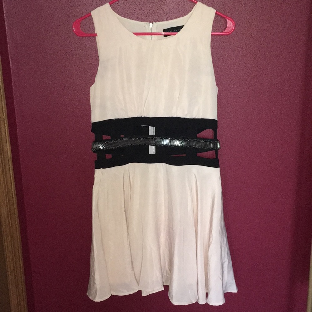 Caged Waist Dress